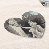 天使と女神バレンタイン ペーパーコースター (アングル)