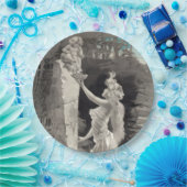 天使と女神バレンタイン ペーパープレート (パーティー)