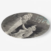 天使と女神バレンタイン ペーパープレート (アングル)