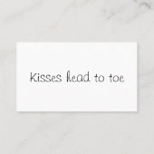 天使と女神バレンタイン 名刺 (裏面)