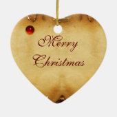 天使と子イエス,羊飼い セラミックオーナメント (裏面)