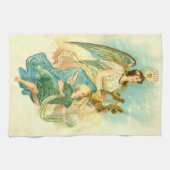 天使と子供 キッチンタオル (横)