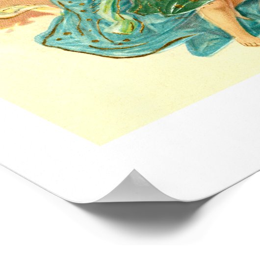 天使と子供 ポスター (角)