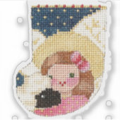 天使と子羊 シール (正面)