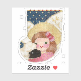 天使と子羊 シール