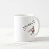 天使と宝石ときらめく花々 コーヒーマグカップ (正面右)