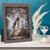 天使と彼女の鳩 フォトプラーク (側面)