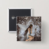 天使と彼女の鳩 缶バッジ (正面&裏面)