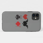 天使と悪魔のカードがダークグレーに似合う Case-Mate iPhoneケース (裏面(横))