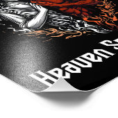 天使と悪魔の半分の天国地獄の曲げ送信 フォトプリント            (角)