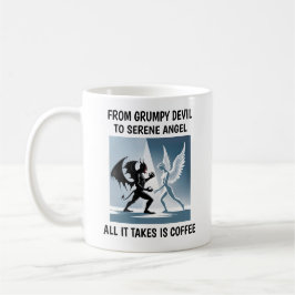 天使と悪魔 コーヒーマグカップ