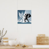 天使と悪魔 ポスター (キッチン)