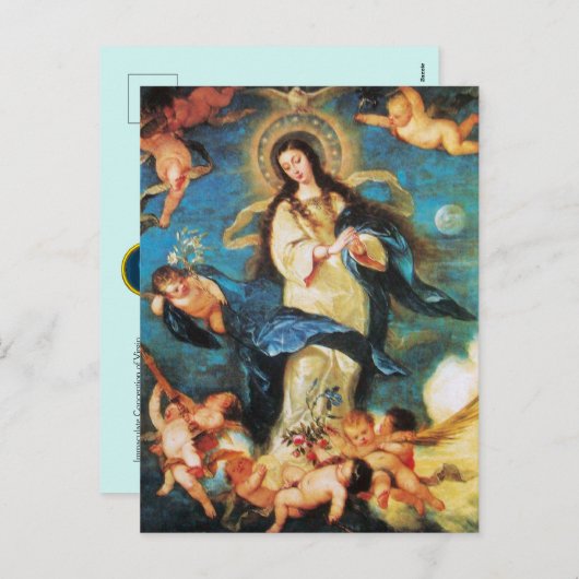 天使と無垢なヴァージン シーズンポストカード (正面/裏面)
