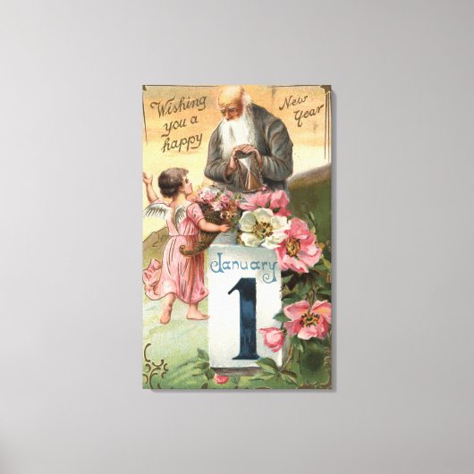 天使と父の時間# 2 キャンバスプリント (正面)