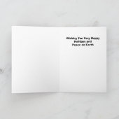 天使と猫のホリデーカード シーズンカード (内部)