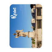 天使と王冠のトーンズ – サンタンジェロ,ローマ マグネット (縦)