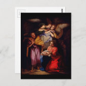 天使と聖家族バイコイペル ポストカード (正面/裏面)