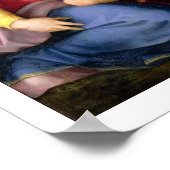 天使と聖家族， c.1515-16 (パネル上の油) ポスター (角)