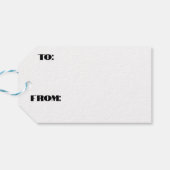 天使と花クリスマス ギフトタグ (裏面横)