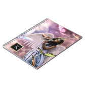 天使と蝶のイースターギフトノートブック ノートブック (左側)