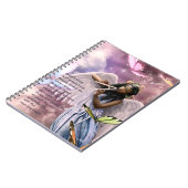 天使と蝶のギフトカスタムノート ノートブック (左側)