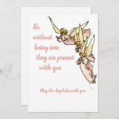 天使と雲のことわざと心地よい  シーズンカード (正面/裏面)