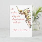 天使と雲のことわざと心地よい  シーズンカード (スタンド正面)