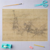 天使と音楽デコページ紙 薄葉紙 (クラフト)