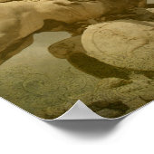 天使と馬の像 ポスター (角)