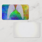 天使によっては精神的な霊気のヨガの名刺が飛びます 名刺 (正面/裏面)