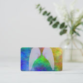 天使によっては精神的な霊気のヨガの名刺が飛びます 名刺 (スタンド正面)