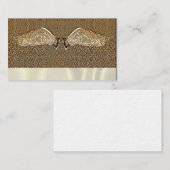 天使によっては素朴な天使の翼の芸術の名刺が飛びます 名刺 (正面/裏面)