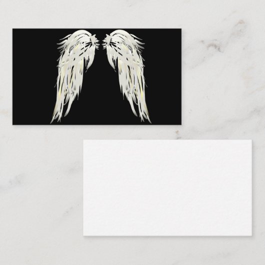 天使によっては羽のキリスト教の名刺が飛びます 名刺 (正面/裏面)