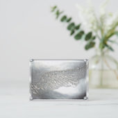 天使によっては銀製の軽い名刺が飛びます 名刺 (スタンド正面)