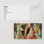 天使によって囲まれるマドンナおよび子供 名刺 (正面/裏面)