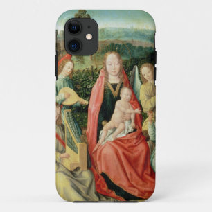 天使によって囲まれるマドンナおよび子供 iPhone 11 ケース