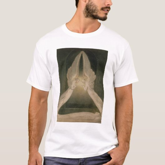 天使によって守られる墓室のキリスト Tシャツ (正面)