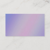 天使による癒し 名刺 (裏面)