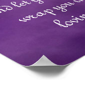 天使に包まれ…心地よい引用文 ポスター (角)