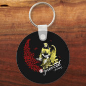 天使に守られている キーホルダー (正面)