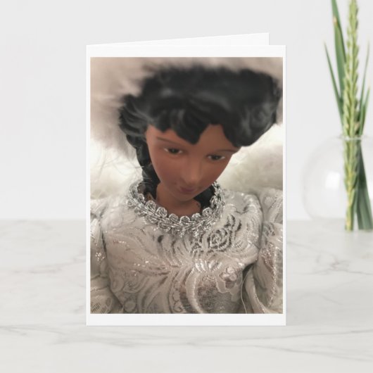 天使に**聖降誕祭** カード (正面)