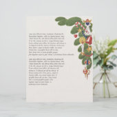 天使のいるビンテージのクリスマスツリーブランチ（右） (スタンド正面)