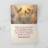 天使のおばあちゃんクリスマスカード サンキューカード (内部)