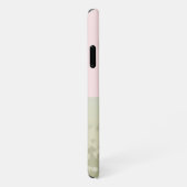 天使のお母さん、リンカーンの引用文淡い色の、ピンク。 iPhoneケース (右側)