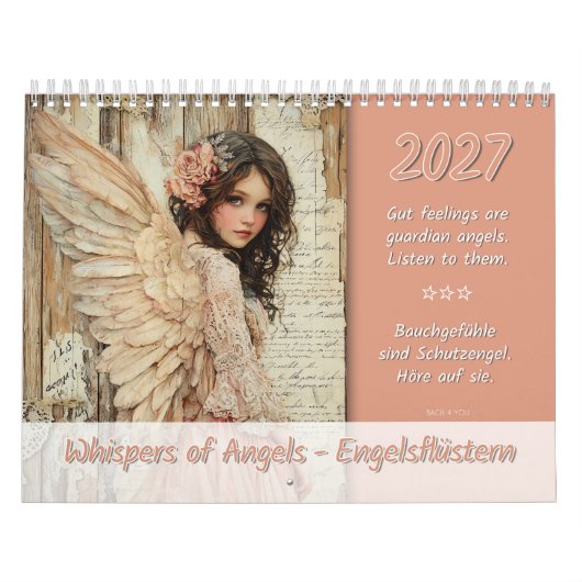 天使のささやき – Engelsflüstern 2027 カレンダー (カバー)