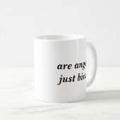 天使のちょうど鳥のマグはあります コーヒーマグカップ (正面右)