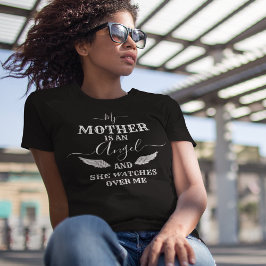 天使のような母へ 追悼 Tシャツ