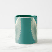 天使のような猫 ツートーンマグカップ (中央)