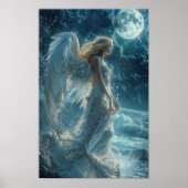 天使のような美しいが翼のポスターを広げる ポスター (正面)