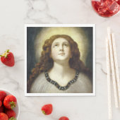 天使のような若い信心深い女性 (The Blessed Soul) スタンダードランチョンナプキン (インサイチュ)